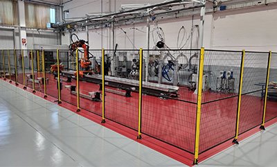 Isola robotizzata R&D per sistemi di assemblaggio BOZZA