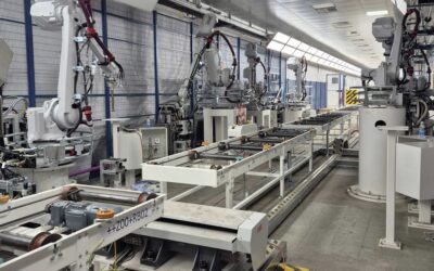 Revamping linea di trasporto con stazioni di sigillatura automatica robotizzata